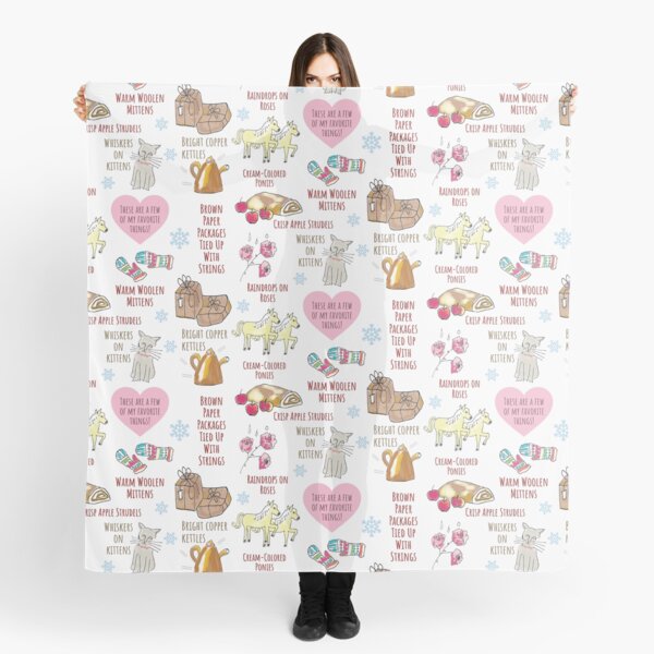 Item preview, My Favorite Things Cute Sound of Music Pattern designed and sold by MaryKunzGoldman.