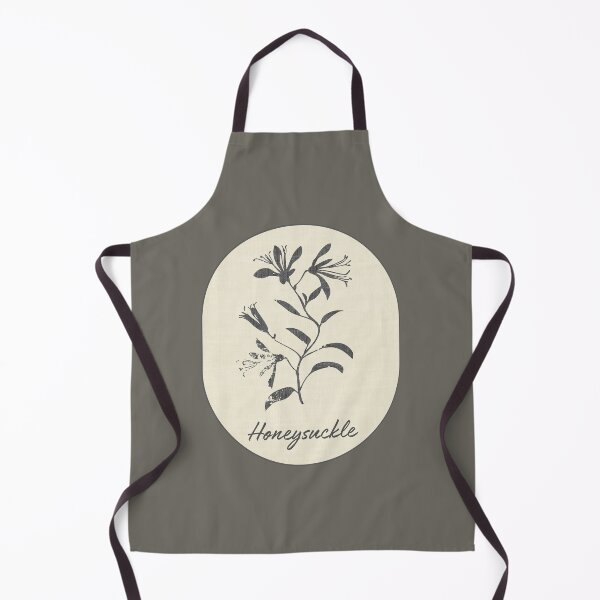 Item preview, Honeysuckle June Birth Flower Stamp Linen Flowers Label designed and sold by TackyTime.