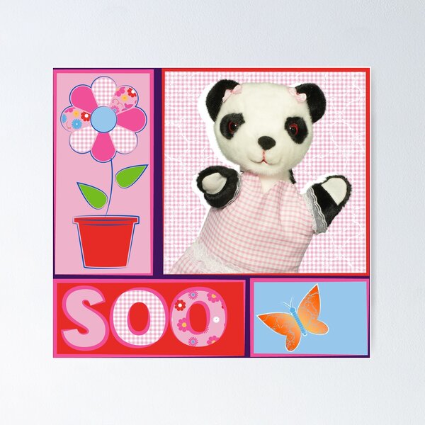 Artikelvorschau, Sooty Soo Retro Floral entworfen und verkauft von All-And-Every.