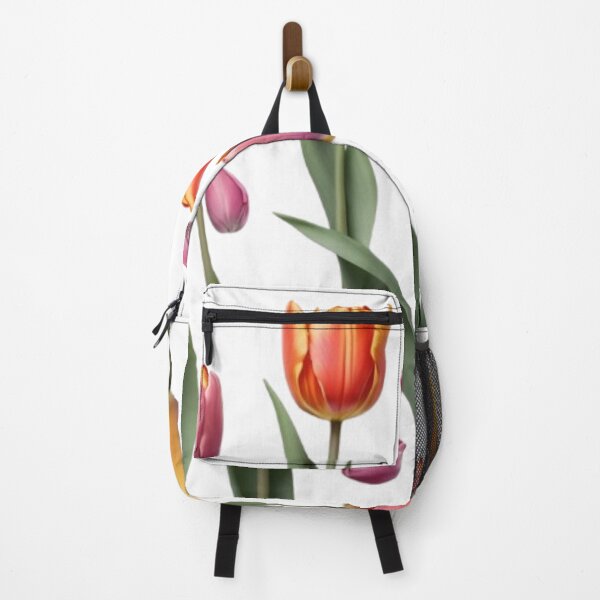 Item preview, Colorful Spring Tulips Collection on White Background designed and sold by poraya.