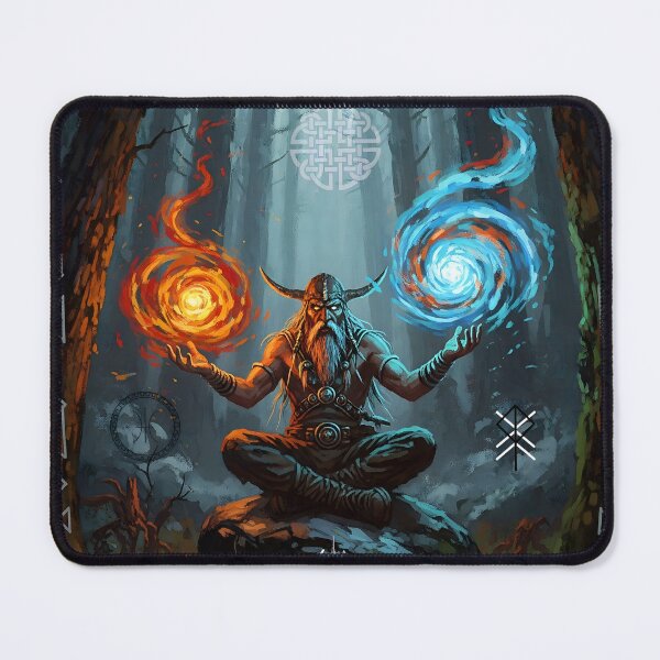 Item preview, Germanic Shaman Ritual: Elemental Balance - Scythianshead design designed and sold by Scythianshead .