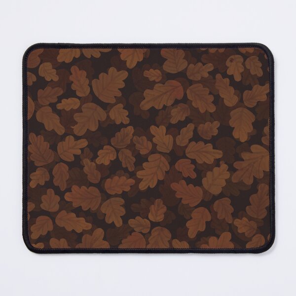 Item preview, Repeating autumn oak leaves (with hidden bugs!) designed and sold by JosieMakesStuff.