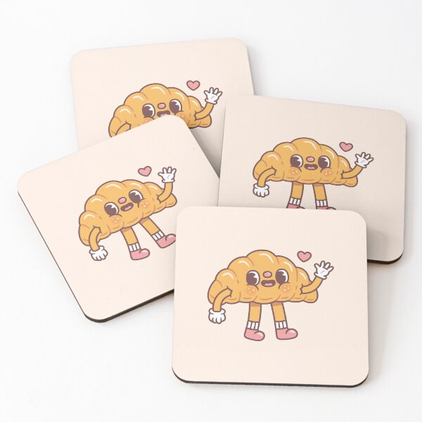 Item preview, Cute Croissant Says Hi designed and sold by rustydoodle.