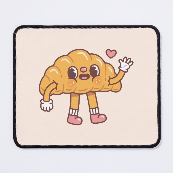 Item preview, Cute Croissant Says Hi designed and sold by rustydoodle.