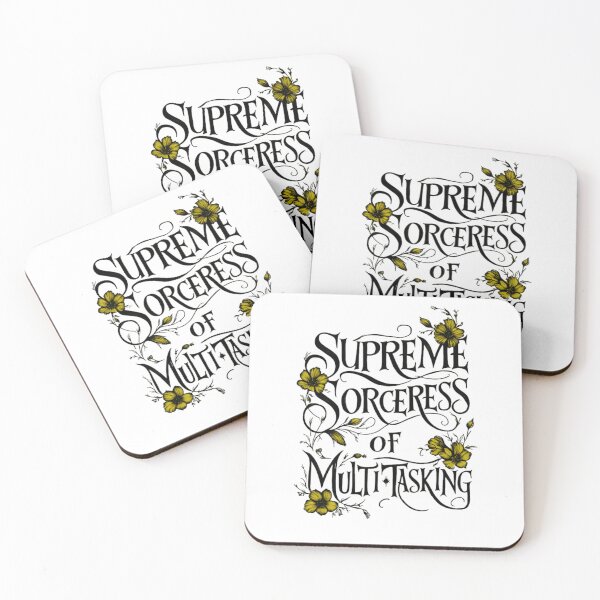Item preview, Sweet Mother's Day Medieval Funny Mom Multitasking Quotes Black Text designed and sold by adlibmaria.