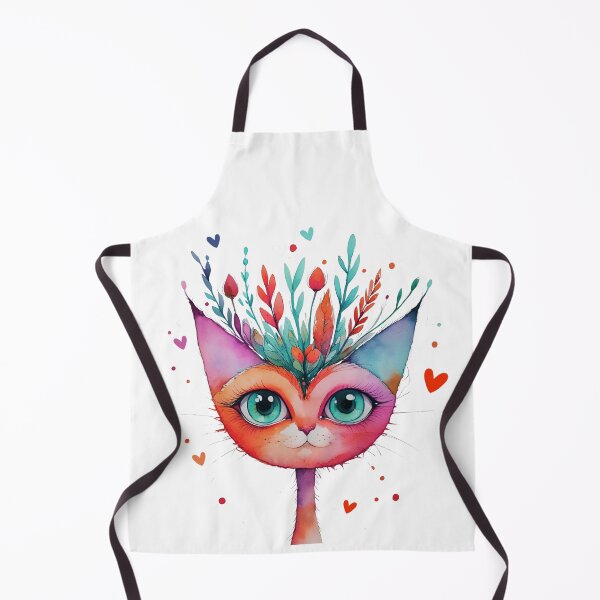 Item preview, Eco-Friendly Floral Cat Tee – Cute & Conscious designed and sold by majesty-prints.