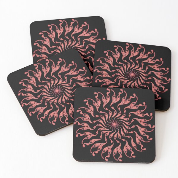 Item preview, Spirograph that evokes the rising motion of a fractal phoenix designed and sold by 123ks.