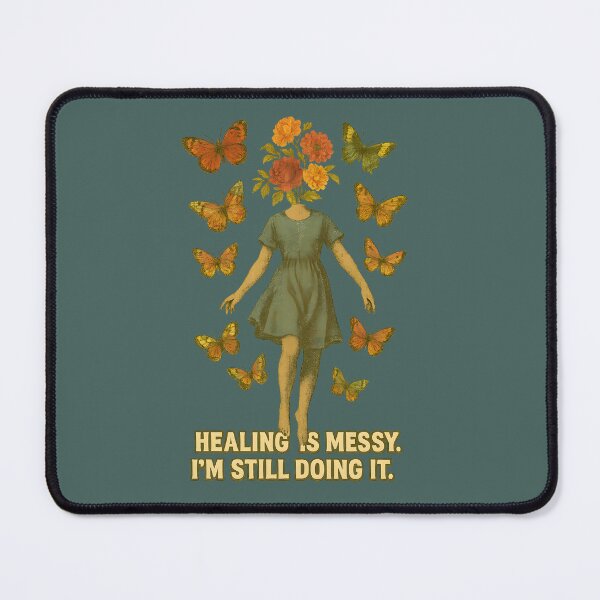 Item preview, Healing Is Messy – Growth in Progress Vintage Collage designed and sold by Quiet Power Co..
