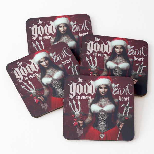 Item preview, Gothic Bride Santa Pitchfork Darkness designed and sold by Voodoo Store Paranormal Collections.