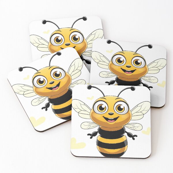 Item preview, "Cute Cartoon Bee – Happy Little Buzzy Friend" designed and sold by Mateusz Olczyk.