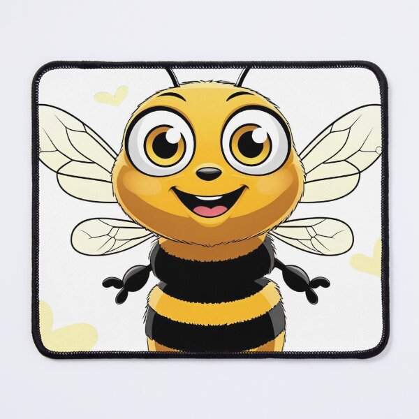 Item preview, "Cute Cartoon Bee – Happy Little Buzzy Friend" designed and sold by Mateusz Olczyk.
