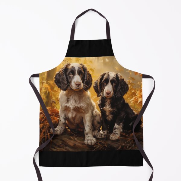 Item preview, Two English Springer Spaniels in Autumn Forest designed and sold by PetsArt.