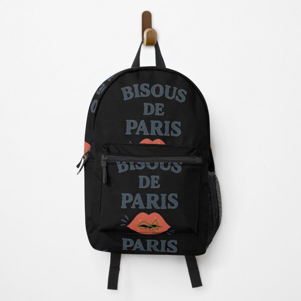 Item preview, LaMaisonOfMY CUTE FRENCH LOVE COLLECTION No.11 Bisous de Paris ON BLACK designed and sold by LaMaisonOfMY.
