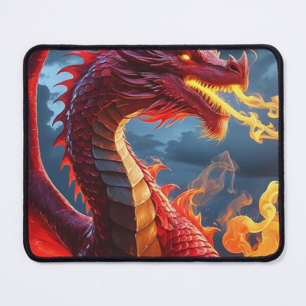 Item preview, Dragons breathing fire Design designed and sold by AKANKEDESIGN.