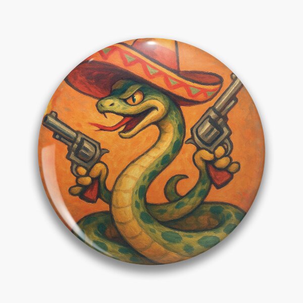 Item preview, Snakey the Gunsssslinger designed and sold by MashyArt.