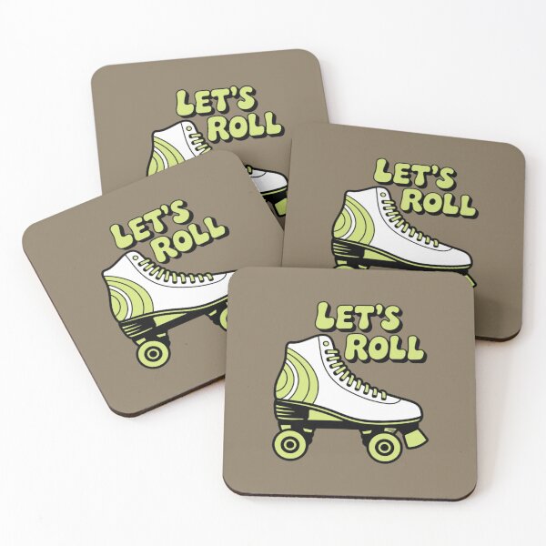 Item preview, Let's roll - roller skate party with a retro vibe designed and sold by 123ks.