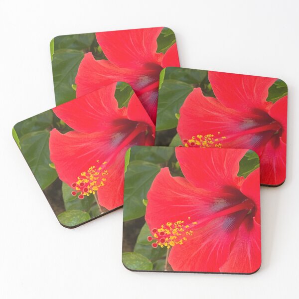 Item preview, Bright red hibiscus delight designed and sold by Ponted.