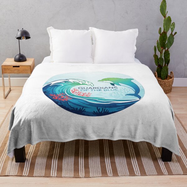 Item preview, Guardians of the Blue: Ocean & Dolphin Conservation Art designed and sold by ART-POD-PL.