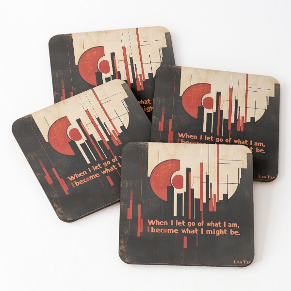 Item preview, Lao Tzu Quote When I Let Go designed and sold by Abstractarium.