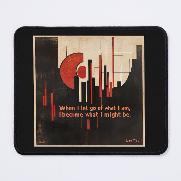Item preview, Lao Tzu Quote When I Let Go designed and sold by Abstractarium.