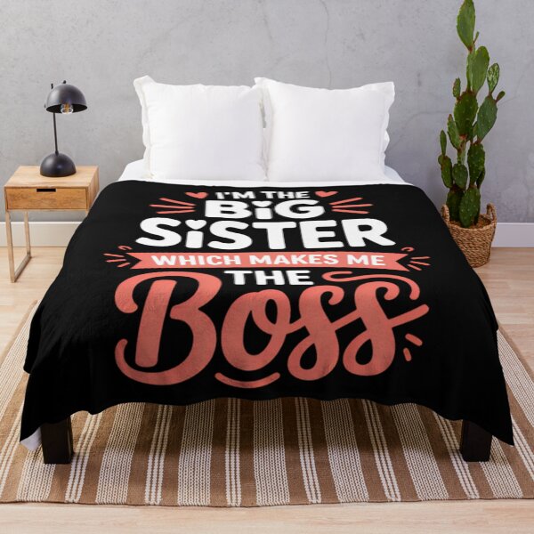 Item preview, Big Sister Boss Quote Funny Sibling Design designed and sold by StimulusArt.