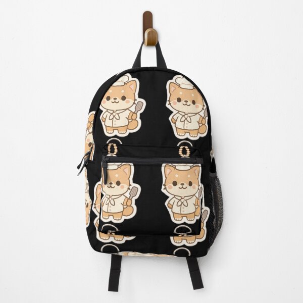 Item preview, Cute Shiba Inu Chef Kawaii keychain designed and sold by DamioPolArt.