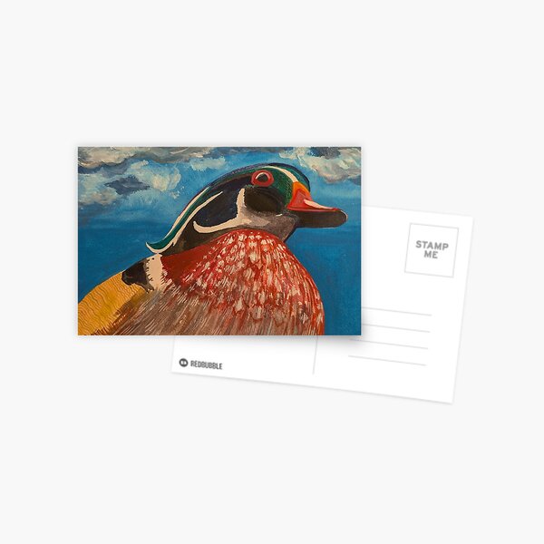 Item preview, Wood Duck Up Above designed and sold by Adrienne Price Art.