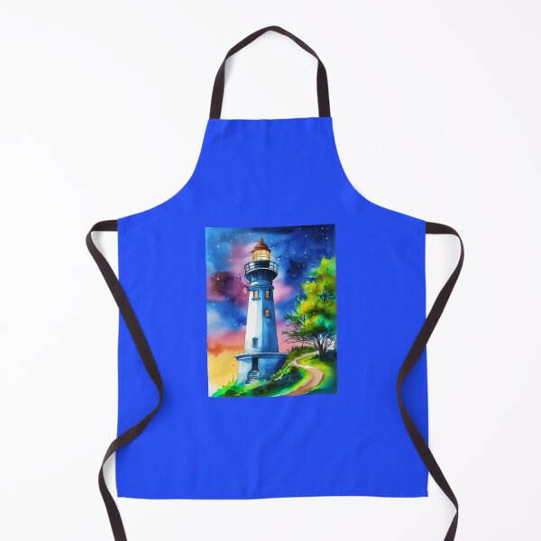Item preview, Lighthouse Under a Starry Night Sky designed and sold by Marymarice.