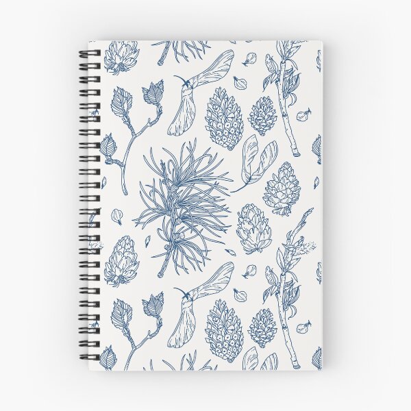 Item preview, Vintage Forest Botanical Pattern in Line Art designed and sold by achtung-ein.