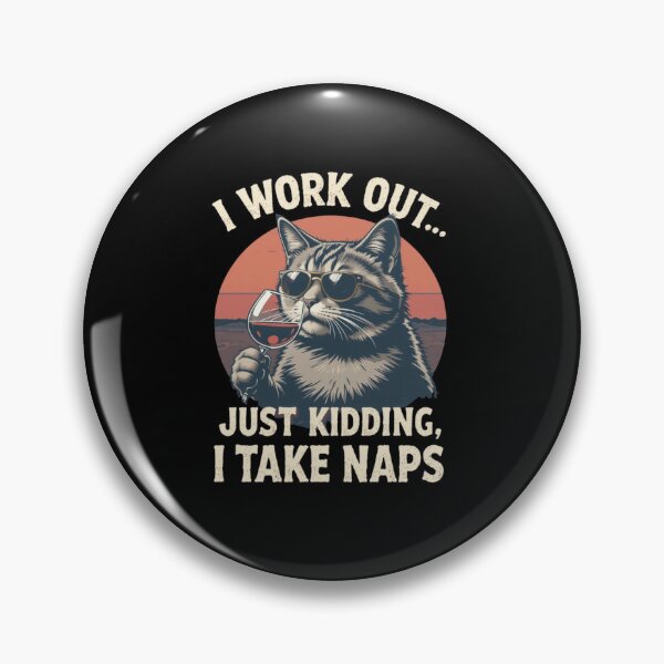 Item preview, I work out… Just Kidding i take naps funny cat designed and sold by OVERSAI.