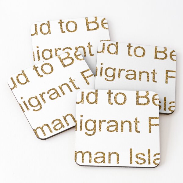 Item preview, PROUD TO BE AN IMMIGRANT FROM CAYMAN ISLANDS SEQUIN designed and sold by TheIconSmith.