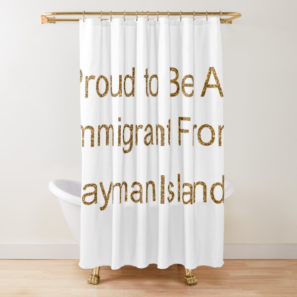 Item preview, PROUD TO BE AN IMMIGRANT FROM CAYMAN ISLANDS SEQUIN designed and sold by TheIconSmith.
