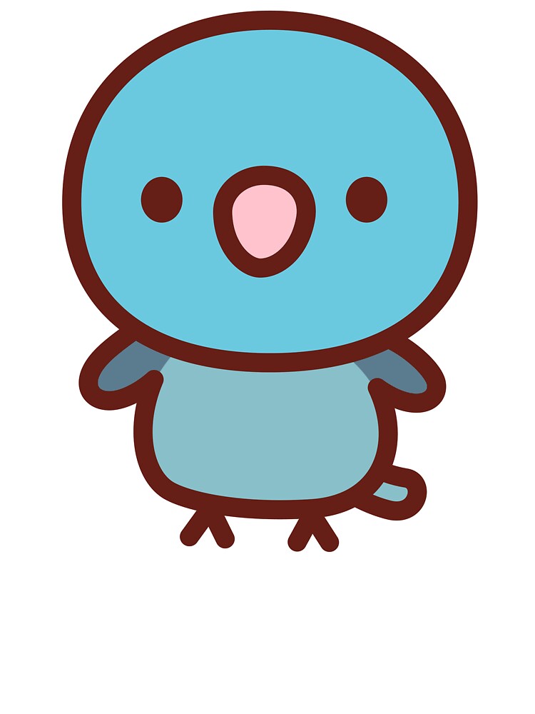 Thumbnail 2 of 2, Baby One-Piece, Pacific parrotlet / Blue female designed and sold by INKOYADO.