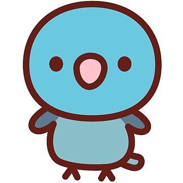 Artwork thumbnail, Pacific parrotlet / Blue female by INKOYADO