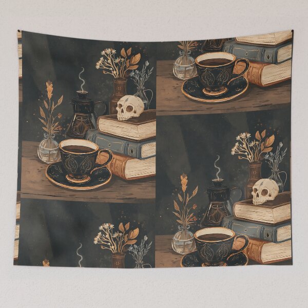 Item preview, Dark Academia Aesthetic: Studious Coffee Time designed and sold by bapupa.