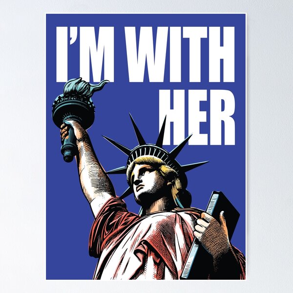 Item preview, Protest Sign: I'm With Her designed and sold by Artcop's T-Shirt Emporium.