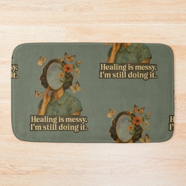 Item preview, Healing Is Messy – Surreal Grunge Collage for Emotional Growth designed and sold by Quiet Power Co..