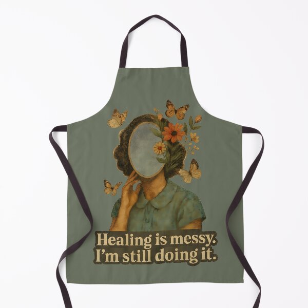 Item preview, Healing Is Messy – Surreal Grunge Collage for Emotional Growth designed and sold by Quiet Power Co..