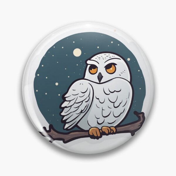 Item preview, Snowy Owl at Night designed and sold by FamiliarPufferfish.