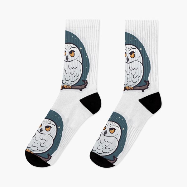 Item preview, Snowy Owl at Night designed and sold by FamiliarPufferfish.