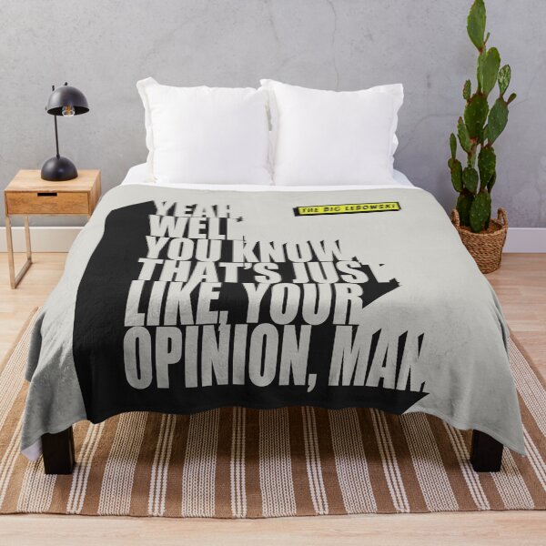 Item preview, The Big Lebowski Classic Quote designed and sold by Enea Kelo.