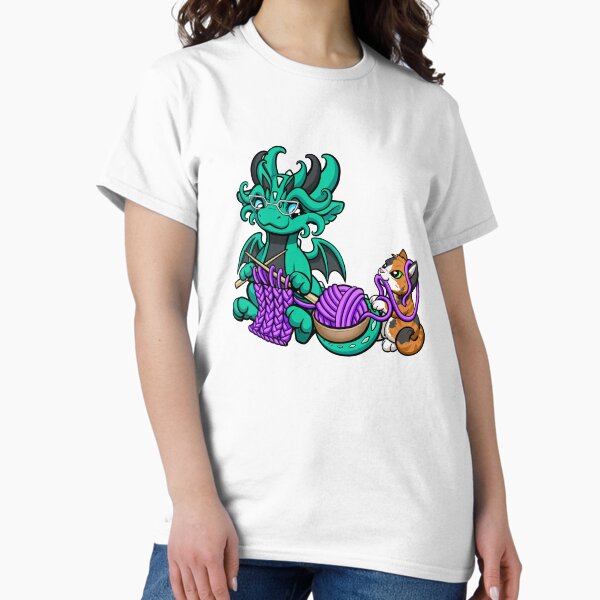 Item preview, Knitting Dragon designed and sold by Dragons and Beasties.