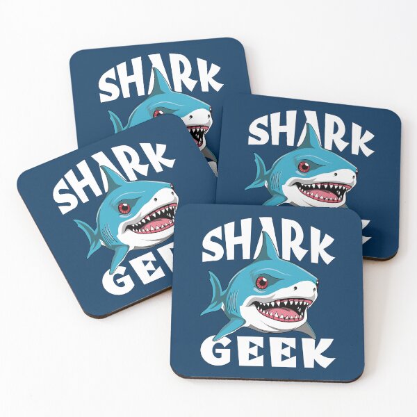 Item preview, Shark Geek - Adorable Great White Shark Design for Shark Lovers designed and sold by TMBTM.