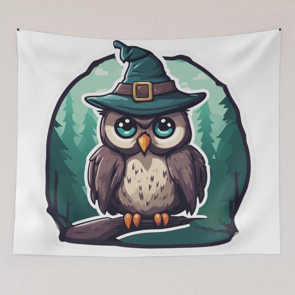 Item preview, Sorcerer Owl designed and sold by FamiliarPufferfish.