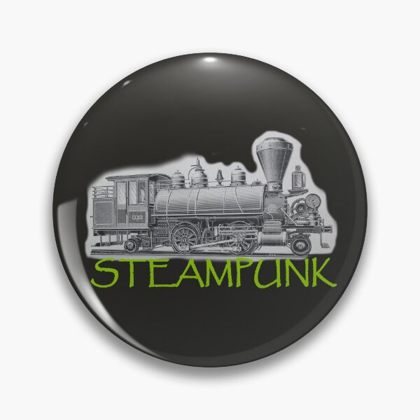 Item preview, Art by Mike Railway and Technology Steam Locomotive Steampunk Good old days, I love trains designed and sold by allartbymike.