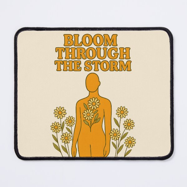 Item preview, Bloom Through the Storm – Uplifting Floral Empowerment Art designed and sold by Quiet Power Co..