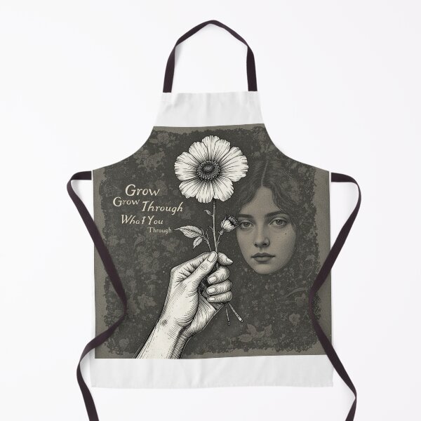 Item preview, Grow through what you go through flower vintage  designed and sold by OVERSAI.