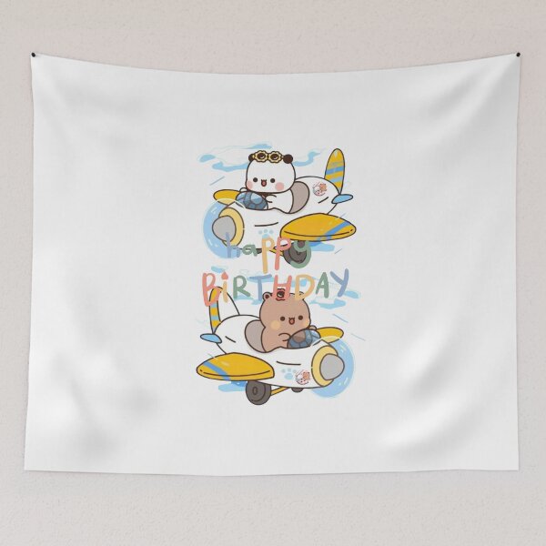 Item preview, Happy Birthday from DuDu Bear and BuBu Panda 2026 designed and sold by BlueSkylineArts.