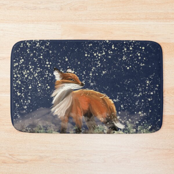 Item preview, Cute  Whimsical  Fox At Night With Fairy Dust designed and sold by Grey-Lilly.