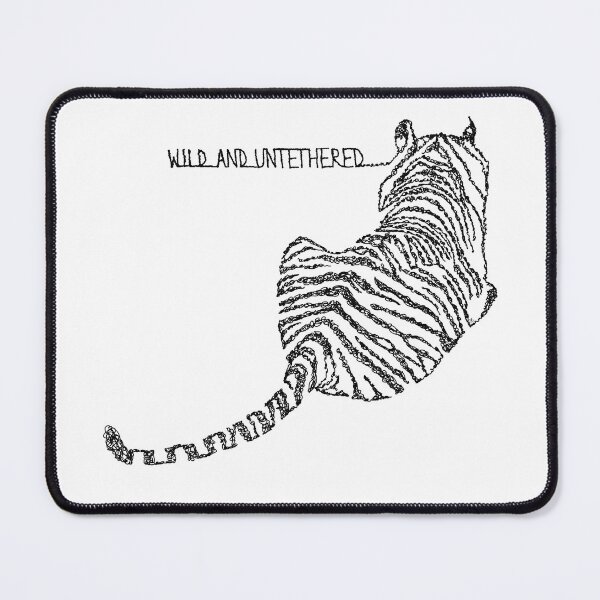 Item preview, Sitting Tiger made up of Black Scribbles designed and sold by ChantellaGF.